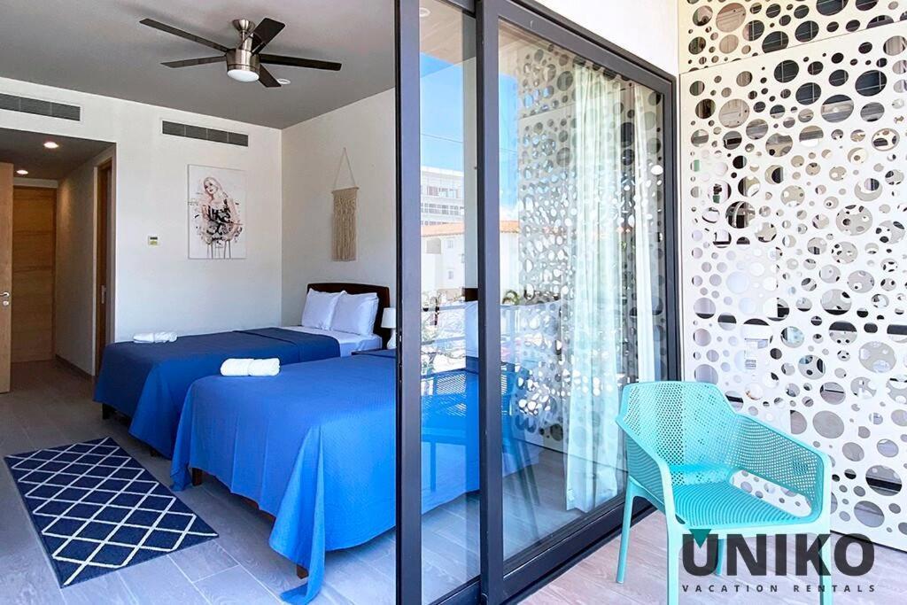 1 Block To The Beach 2Br 6Pax Rooftop Pool King Bed Плая-дель-Кармен Экстерьер фото