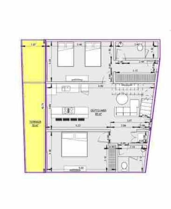 1 Block To The Beach 2Br 6Pax Rooftop Pool King Bed Плая-дель-Кармен Экстерьер фото
