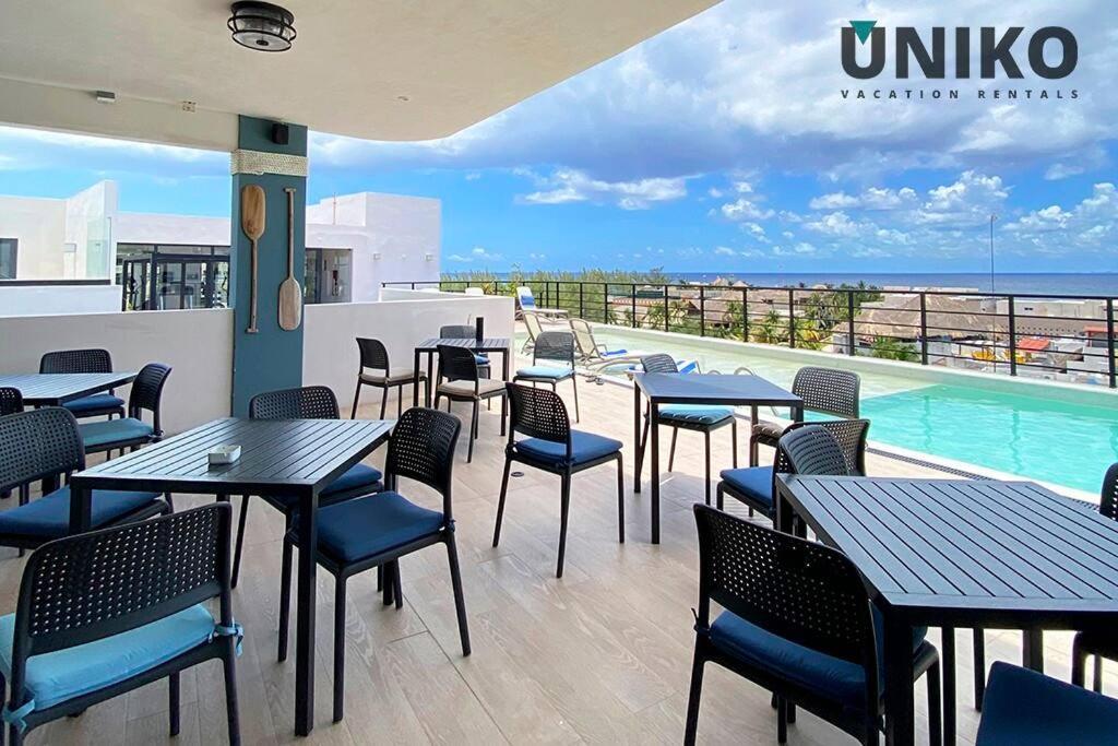 1 Block To The Beach 2Br 6Pax Rooftop Pool King Bed Плая-дель-Кармен Экстерьер фото