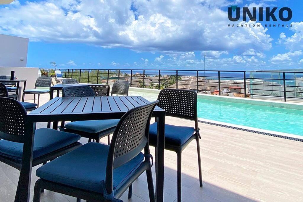 1 Block To The Beach 2Br 6Pax Rooftop Pool King Bed Плая-дель-Кармен Экстерьер фото