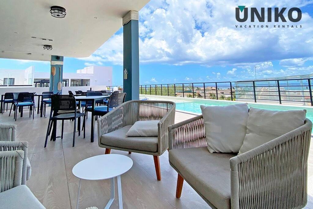 1 Block To The Beach 2Br 6Pax Rooftop Pool King Bed Плая-дель-Кармен Экстерьер фото